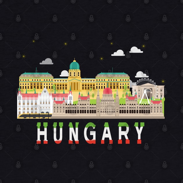 Cool budapest Hungarian Shirt Awesome Men Women Kids by kaza191